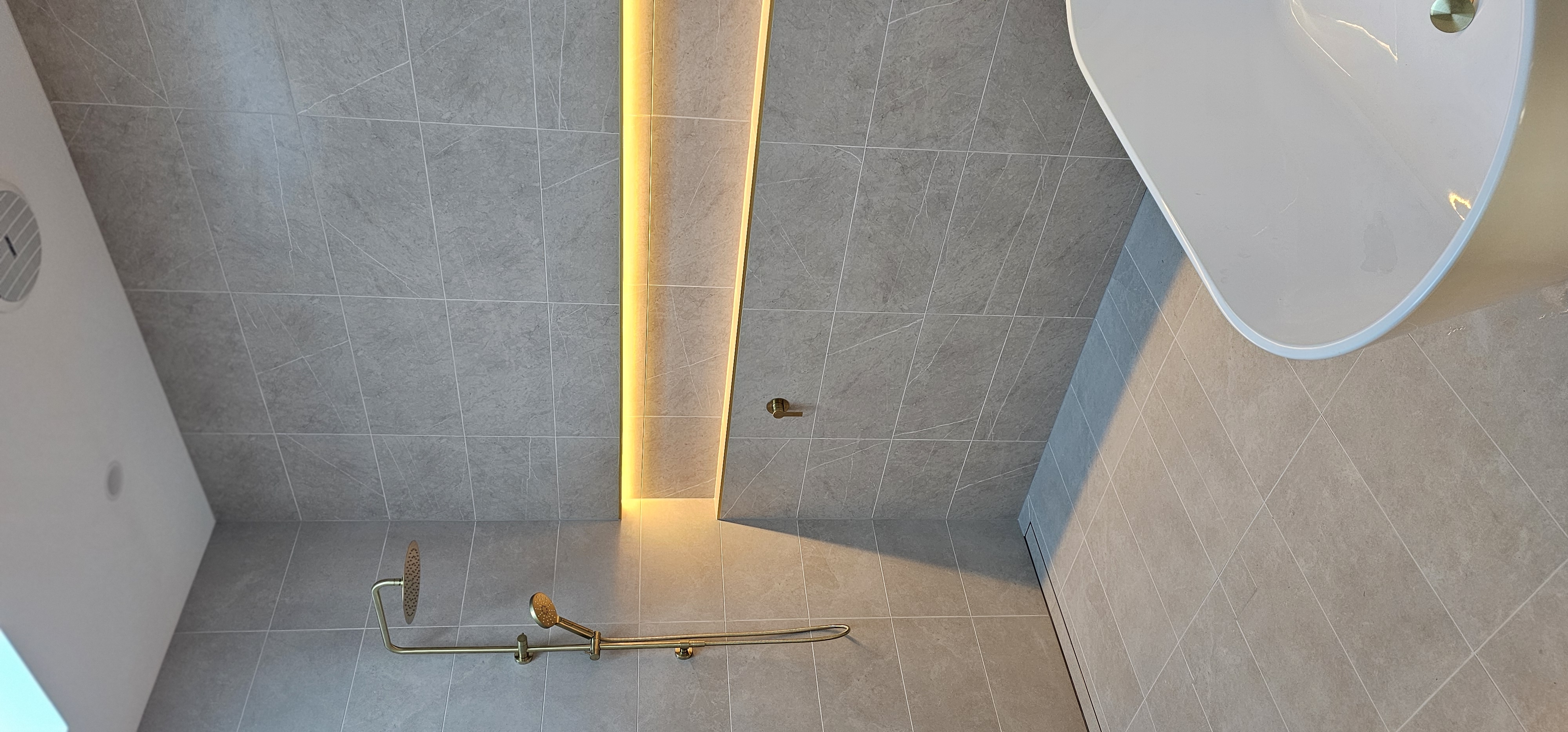 Finished bathroom renovation by iBuild Renovations